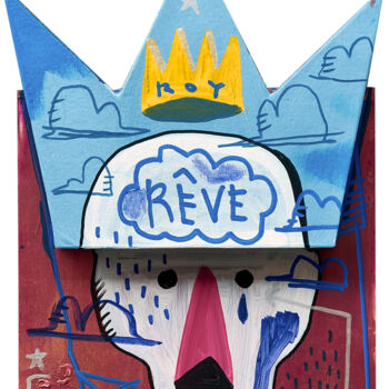 Schilderij getiteld "Rêve" door Tarek Ben Yakhlef, Origineel Kunstwerk, Acryl