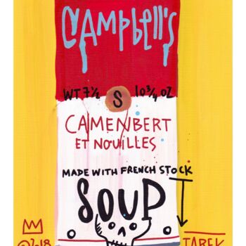 Zeichnungen mit dem Titel "Campbell's" von Tarek Ben Yakhlef, Original-Kunstwerk, Tinte