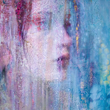 Schilderij getiteld "English rain" door Art By Tar (Www.Artbytar.Nl), Origineel Kunstwerk, Acryl Gemonteerd op Aluminium