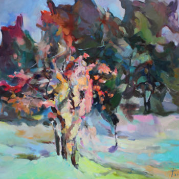 Painting titled "Autumn dance" by Taron Xachatryan, Original Artwork