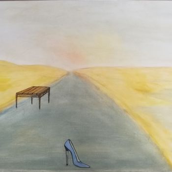 Pintura titulada "Where are you now" por Tarwan, Obra de arte original, Oleo