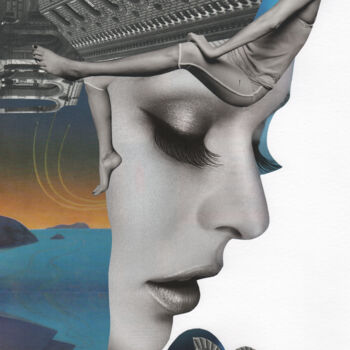 Collages intitolato "Venice" da Tatiana Lazdovskaia, Opera d'arte originale, Collages