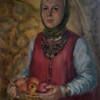 Painting titled "До реформы Петра I.…" by Tat Ana Paola, Original Artwork, Oil