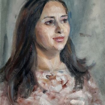 Peinture intitulée "Наталия Мирандола,…" par Tat Ana Paola, Œuvre d'art originale, Huile