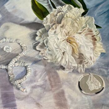Картина под названием "Нежность" - Татьяна Прохорова, Подлинное произведение искусства, Масло