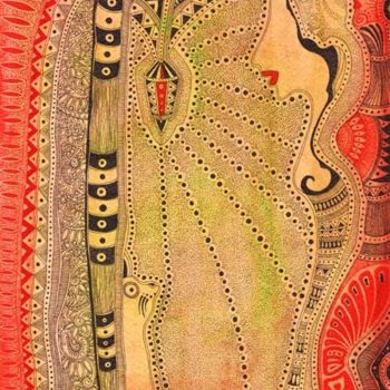 「3 in the woman and…」というタイトルの絵画 Kseniya Beliaevaによって, オリジナルのアートワーク, オイル