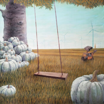 "The Swing" başlıklı Tablo Tatia Bakuradze tarafından, Orijinal sanat, Akrilik