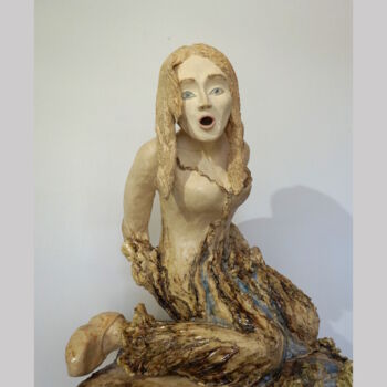 Sculpture titled "Chant de Solveig" by Tatiana Alexandrova, Original Artwork, Ceramics