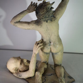 Sculpture intitulée "Vieillesse" par Tatiana Alexandrova, Œuvre d'art originale, Céramique