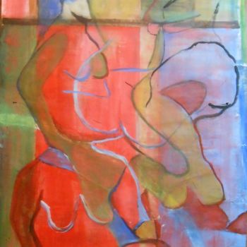 Painting titled "NU2" by Tatiana Anikina, Original Artwork