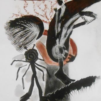 Dibujo titulada "Métamorphoses2" por Tatiana Anikina, Obra de arte original