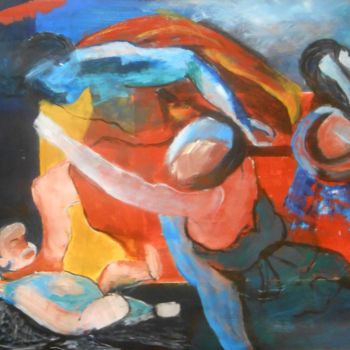 Painting titled "Le Massacre des Inn…" by Tatiana Anikina, Original Artwork, Acrylic