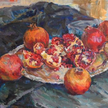 Картина под названием ". "Pomegranates" 20…" - Tatiana Didenko, Подлинное произведение искусства, Масло