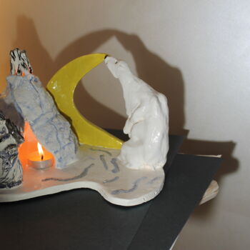 Скульптура под названием "Polar tales" - Tatiana Efremova, Подлинное произведение искусства, Керамика