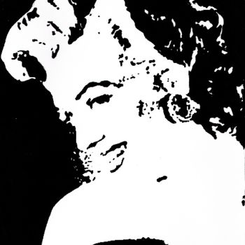 Dessin intitulée "M.Monroe" par Tatiana Kladko Freire, Œuvre d'art originale