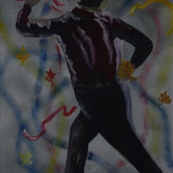 Pittura intitolato "Танцор" da Tatiana Lysova, Opera d'arte originale, Olio