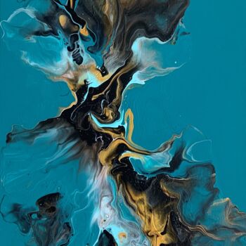 Malerei mit dem Titel "Dancing fantasy Ori…" von Tatiana Malinovscaia, Original-Kunstwerk, Acryl