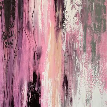 Картина под названием "Sunset in flamingo…" - Tatiana Malinovscaia, Подлинное произведение искусства, Акрил
