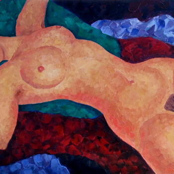 Erotic Painting Nude Original Art Impasto Painting On Canvas