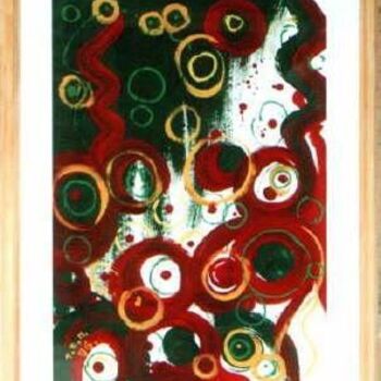 Painting titled "Soap Bubbles" by Tatiana Pouzanova-Galatch, Original Artwork