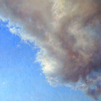 Pittura intitolato "Sky" da Tatiana Sereda, Opera d'arte originale, Olio