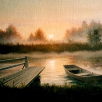 Painting titled "Still waters" by Tatiana Shirokova, Original Artwork