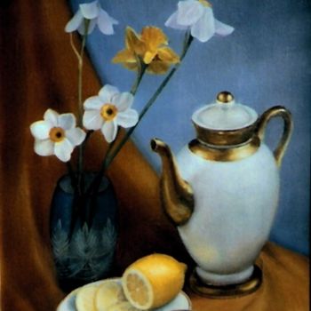 Painting titled "Still life with nar…" by Tatiana Shirokova, Original Artwork