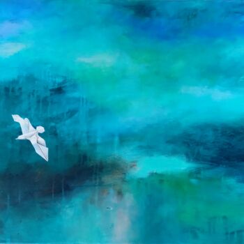 Painting titled "Seagull" by Tatiana Tarasova, Original Artwork, Acrylic