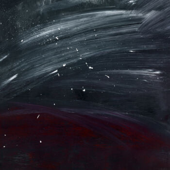 Картина под названием "Night#1" - Tatiana Vyshlova, Подлинное произведение искусства, Акрил