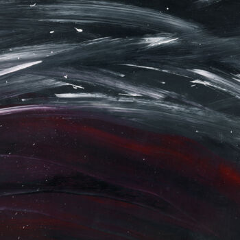 Painting titled "Night#2" by Tatiana Vyshlova, Original Artwork, Acrylic
