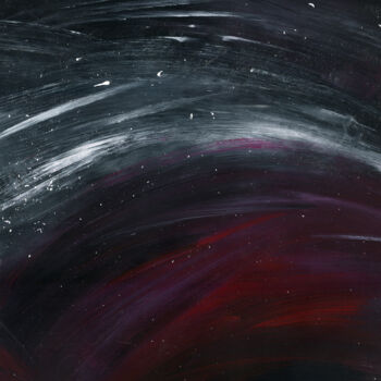 Картина под названием "Night#3" - Tatiana Vyshlova, Подлинное произведение искусства, Акрил