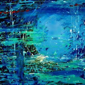 Картина под названием "Голубой блюз" - Tatiana Zakharova, Подлинное произведение искусства, Масло