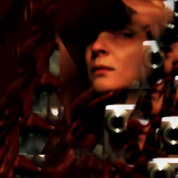 Картина под названием "Автопортрет с canon…" - Tatiana Zakharova, Подлинное произведение искусства, Масло