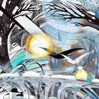 Digitale Kunst getiteld "зим сказка.jpg" door Tatiana Kolganova, Origineel Kunstwerk