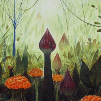Pintura intitulada "La cosecha" por Tatiana Loy, Obras de arte originais