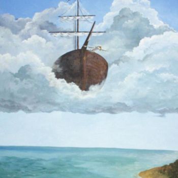 Malerei mit dem Titel "Remolcado" von Tatiana Loy, Original-Kunstwerk