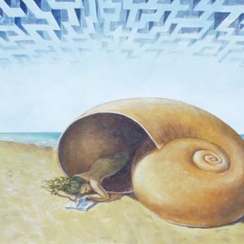 Pittura intitolato "siesta" da Tatiana Loy, Opera d'arte originale