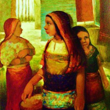 Painting titled "razas" by T.Pinzòn, Original Artwork