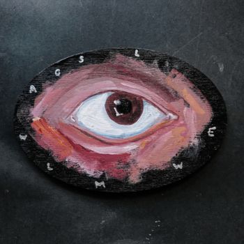 Painting titled "The eye 2" by Tatiana Sirius, Original Artwork, Acrylic