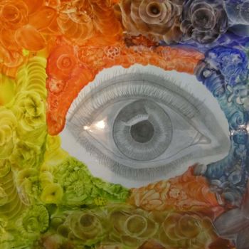 "Color Dreams" başlıklı Tablo Tatyana Amantis tarafından, Orijinal sanat, Akrilik Karton üzerine monte edilmiş