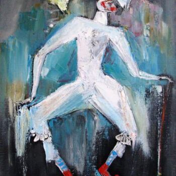 Картина под названием "Цирк" - Татьяна Ермольчик, Подлинное произведение искусства, Масло