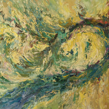 Peinture intitulée "Olive Blossom 2" par Tatyana Ivolga, Œuvre d'art originale, Huile Monté sur Châssis en bois