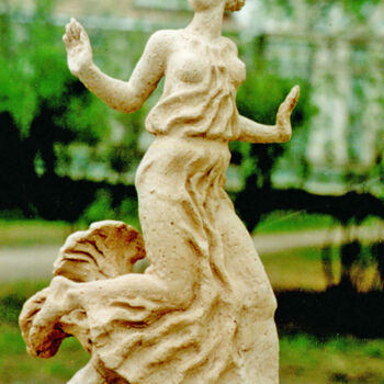 Sculpture titled "Chamotte" by Tatyana Korshunova, Original Artwork, Bronze