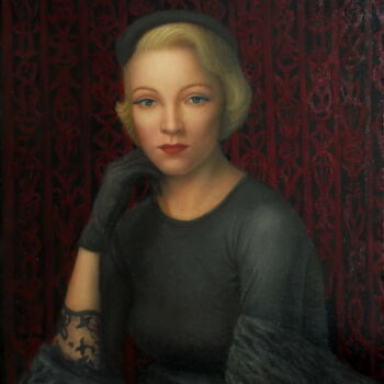 Peinture intitulée ""Marlene"" par Tatyana Mironova, Œuvre d'art originale, Huile