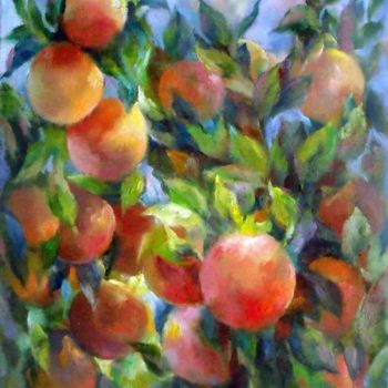 Painting titled "Fruits of the Earth" by Tatyana Voronin, Original Artwork, Oil