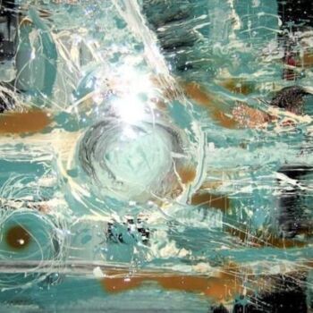 Картина под названием "Лунная дорожка" - Tatyana Zakharova, Подлинное произведение искусства, Акрил