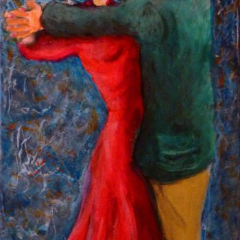 Картина под названием "A Lovely Dance" - Tawes, Подлинное произведение искусства, Акрил