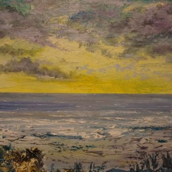 Painting titled ""THE SEA OF MY DREA…" by Sergeys Balura, Original Artwork, Oil