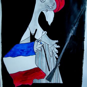 Pintura titulada "La libertad" por Tay Aguilar, Obra de arte original, Acrílico