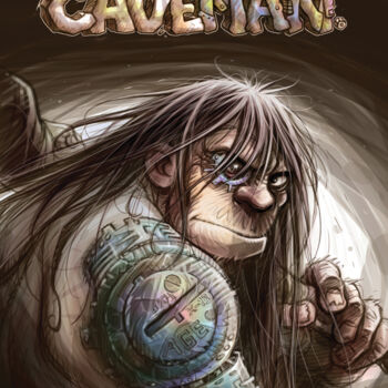 Digital Arts titled "Caveman the AGE" by Tayyar Özkan, Original Artwork, 2D Digital Work